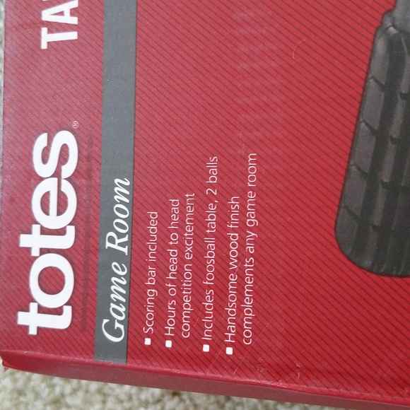 NIB Totes Tabletop Foosball Game - Picture 5 of 6